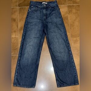 Levi's Women's High Loose Jeans — Dark Blue Denim